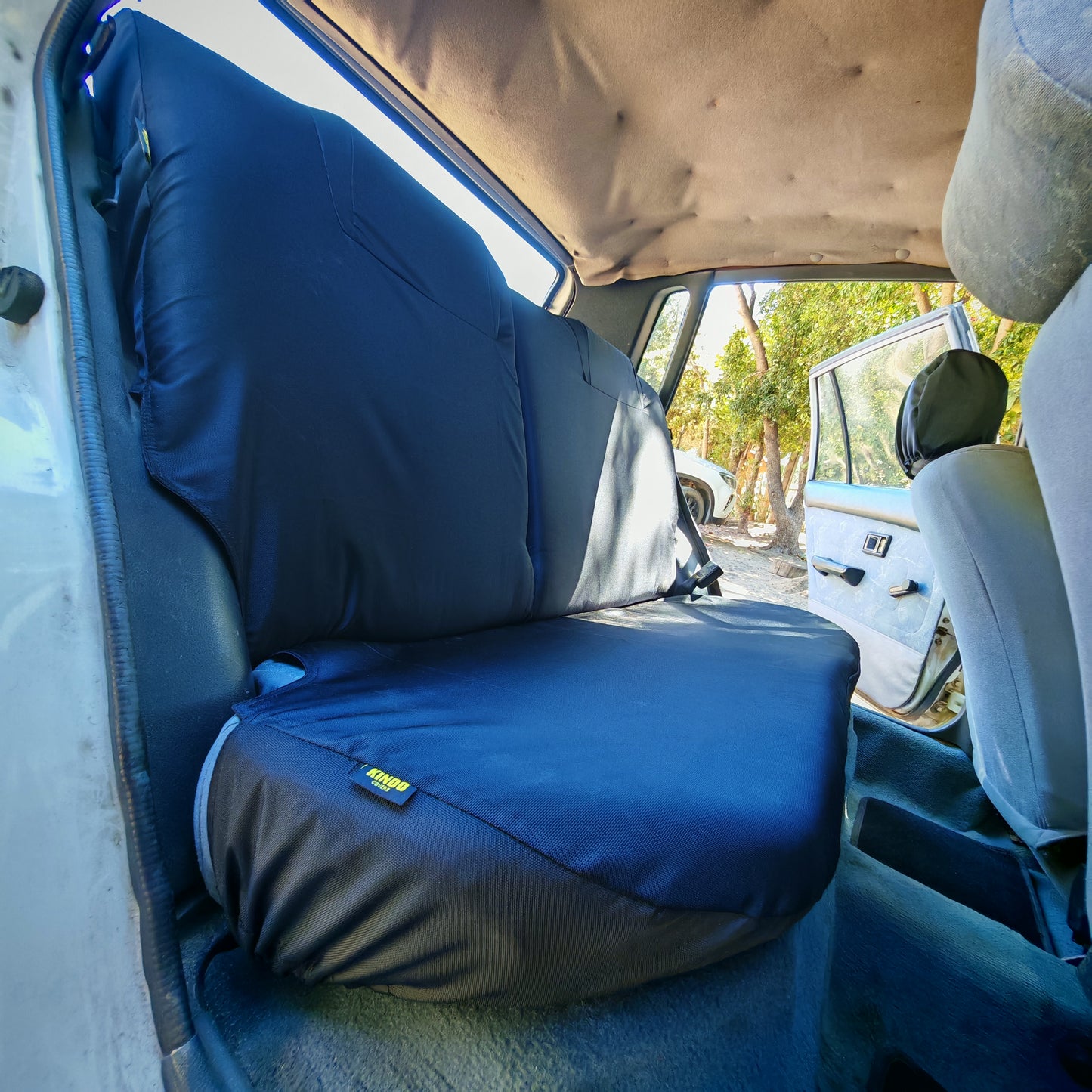 Custom Fit Toyota Conquest Tazz Seat Covers made by KINDO.