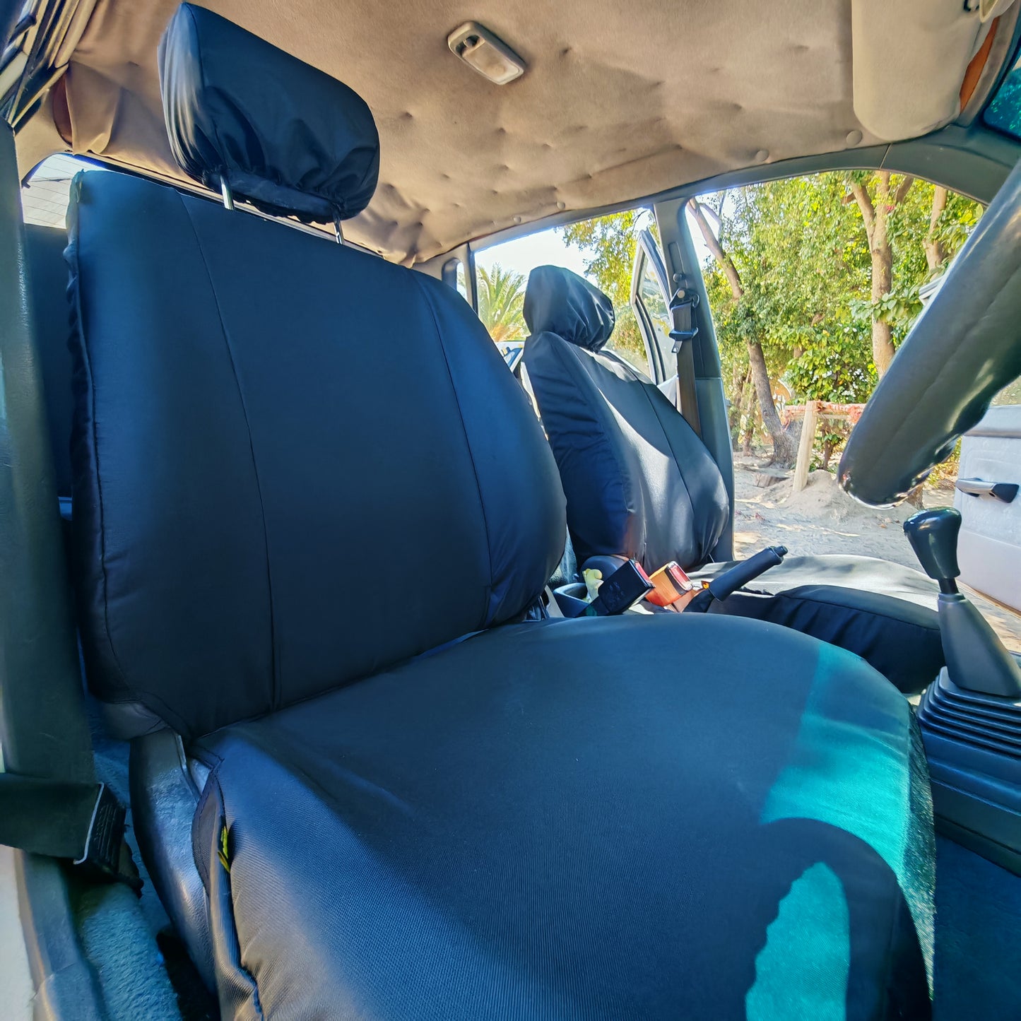Custom Fit Toyota Conquest Tazz Seat Covers made by KINDO.