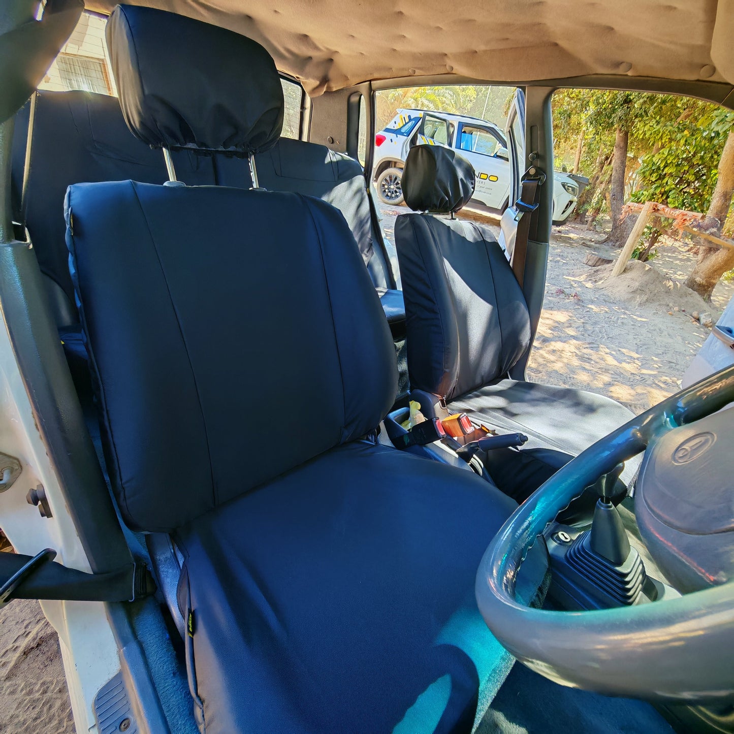 Custom Fit Toyota Conquest Tazz Seat Covers made by KINDO.