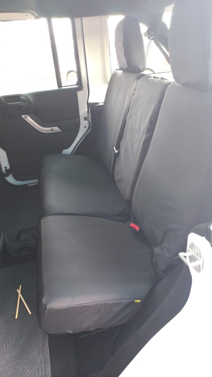 Jeep Wrangler Sahara Unlimited Seat Covers made by KINDO Covers