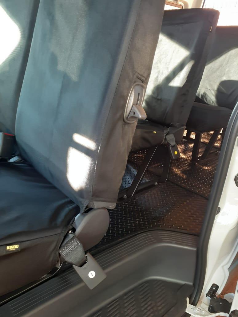 Rubber Flooring Mats For Toyota Hiace Sesfikile 16 Seater 2.5 D4D made by KINDO Covers