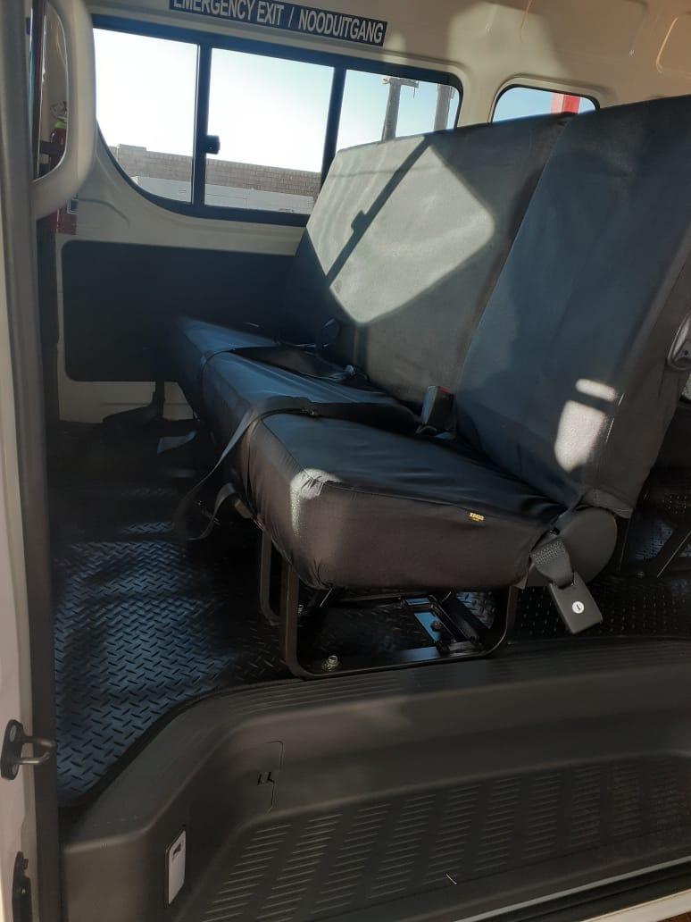 Rubber Flooring Mats For Toyota Hiace Sesfikile 16 Seater 2.5 D4D made by KINDO Covers