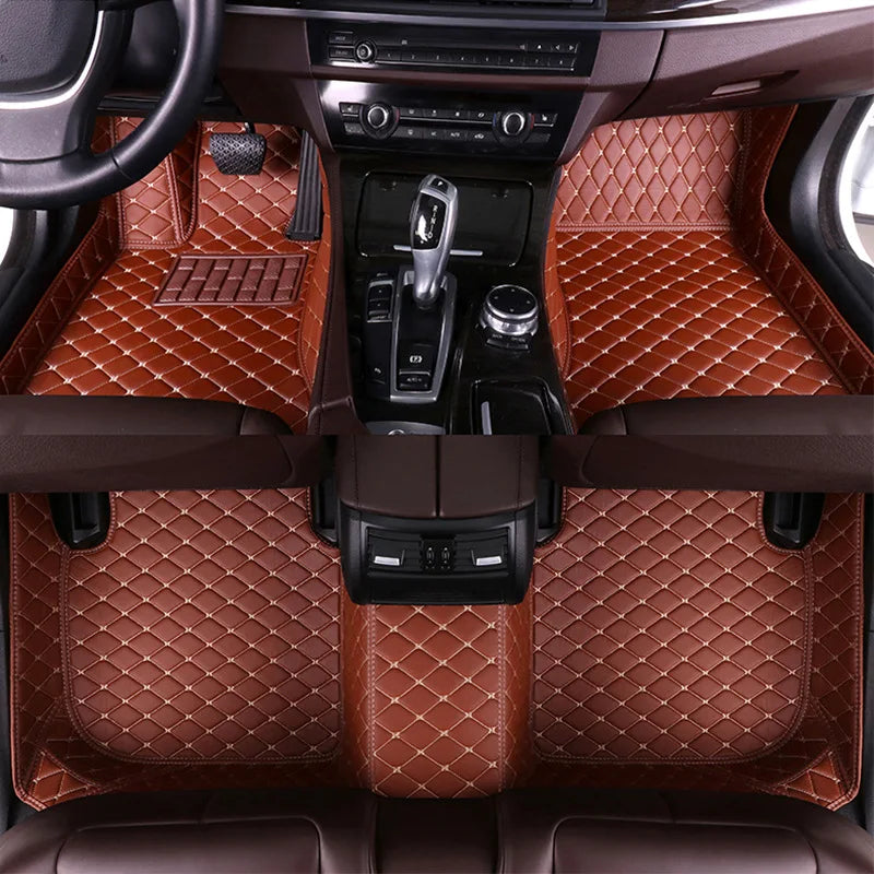 Custom Car Floor Mats for BMW all models 5 Series E34 E39 E60 E61 F10 F11 F07 | 6 Series GT F12 F13 F06 640 made by KINDO Covers