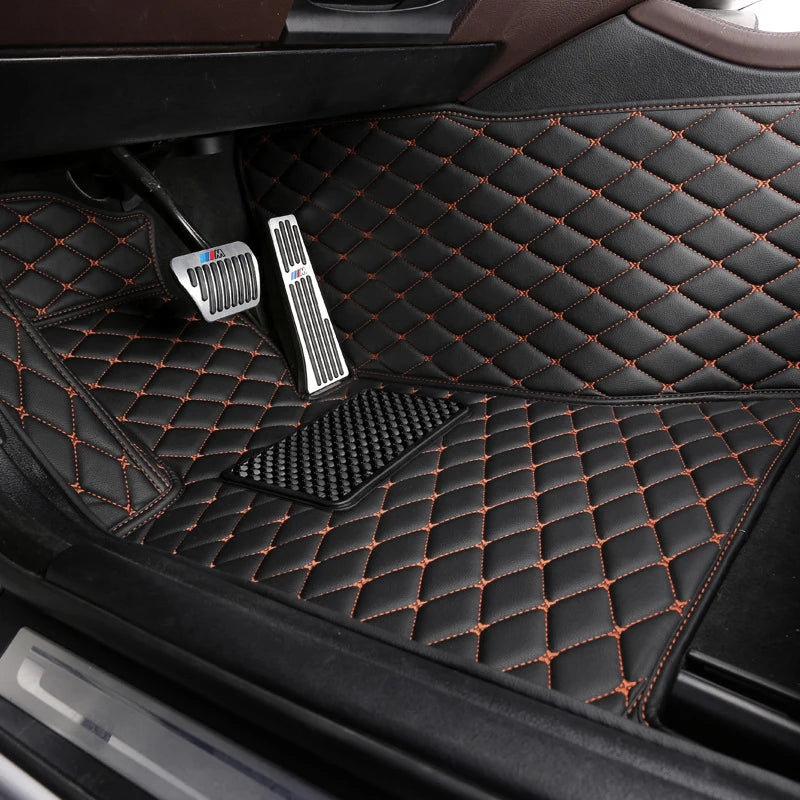 Custom Car Floor Mats for BMW all models 5 Series E34 E39 E60 E61 F10 F11 F07 | 6 Series GT F12 F13 F06 640 made by KINDO Covers