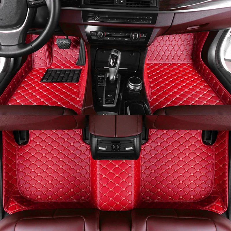 Custom Car Floor Mats for BMW all models 5 Series E34 E39 E60 E61 F10 F11 F07 | 6 Series GT F12 F13 F06 640 made by KINDO Covers