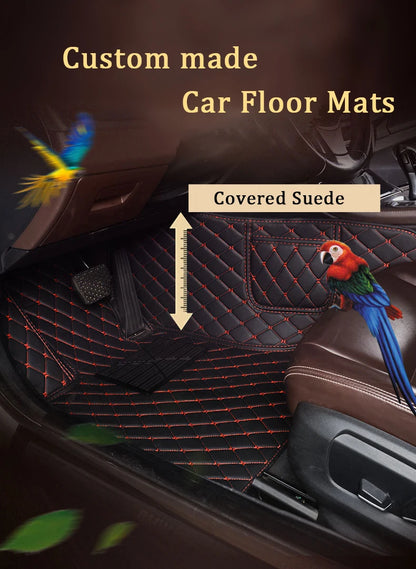 Custom Car Floor Mats for BMW all models 5 Series E34 E39 E60 E61 F10 F11 F07 | 6 Series GT F12 F13 F06 640 made by KINDO Covers