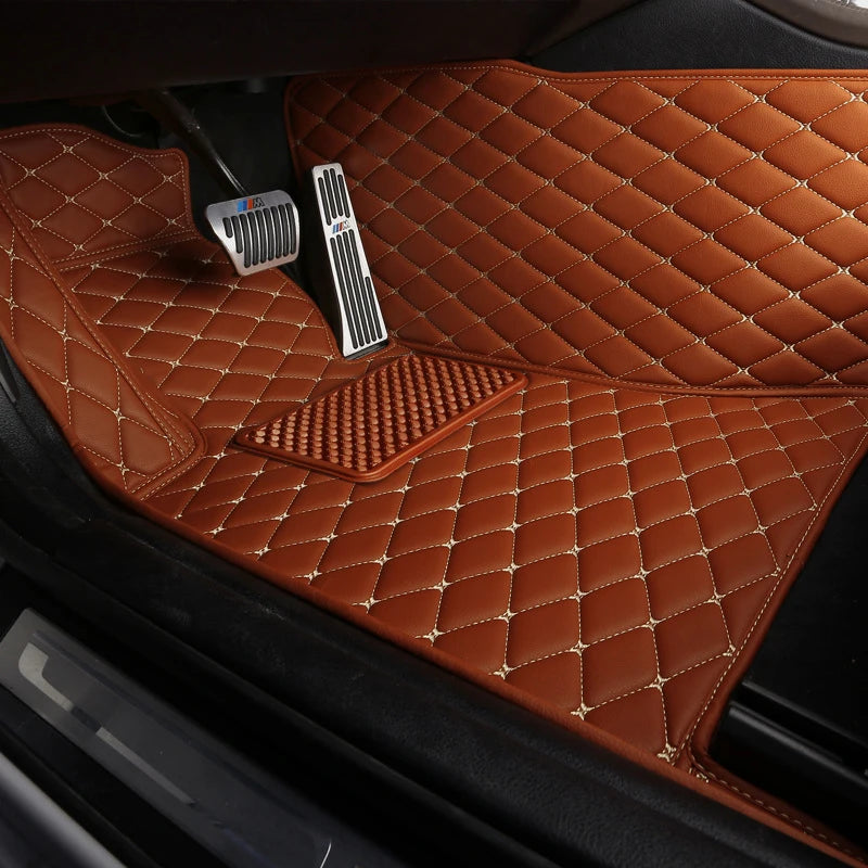 Custom Car Floor Mats for BMW all models 5 Series E34 E39 E60 E61 F10 F11 F07 | 6 Series GT F12 F13 F06 640 made by KINDO Covers