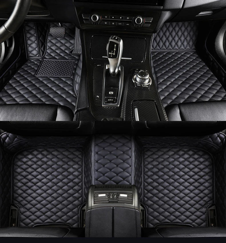 Custom Car Floor Mats for BMW all models 5 Series E34 E39 E60 E61 F10 F11 F07 | 6 Series GT F12 F13 F06 640 made by KINDO Covers