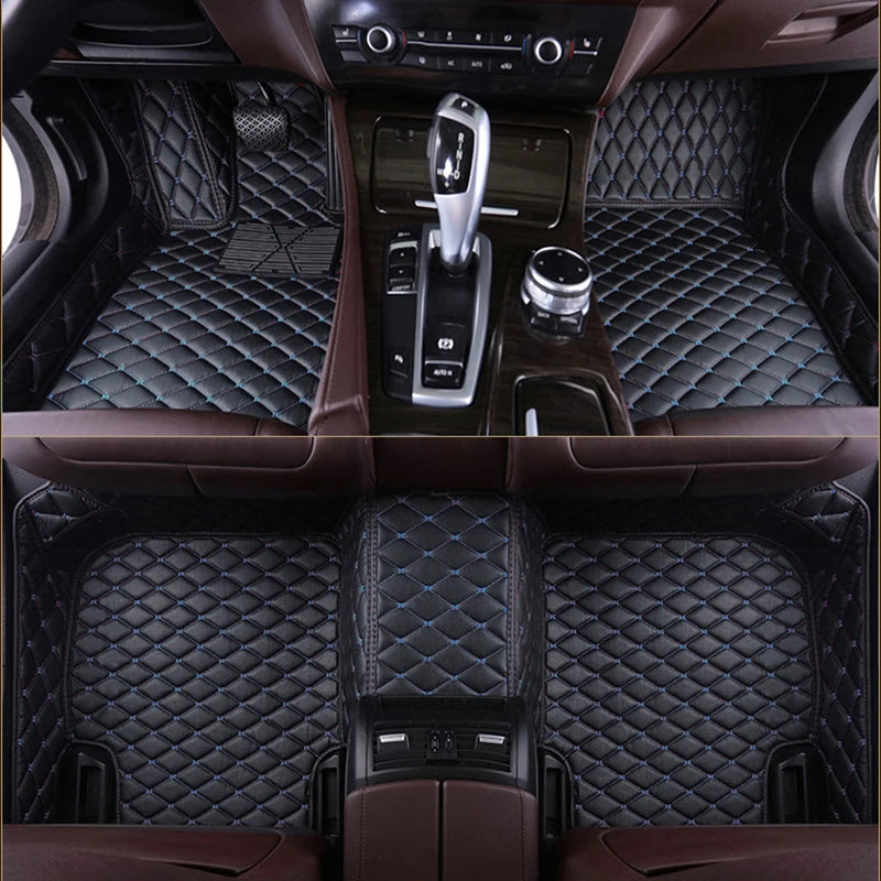 Custom Car Floor Mats for BMW all models 5 Series E34 E39 E60 E61 F10 F11 F07 | 6 Series GT F12 F13 F06 640 made by KINDO Covers