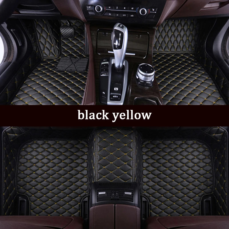 Custom Car Floor Mats for BMW all models 5 Series E34 E39 E60 E61 F10 F11 F07 | 6 Series GT F12 F13 F06 640 made by KINDO Covers