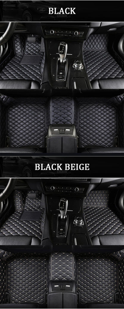 Custom Car Floor Mats for BMW all models 5 Series E34 E39 E60 E61 F10 F11 F07 | 6 Series GT F12 F13 F06 640 made by KINDO Covers