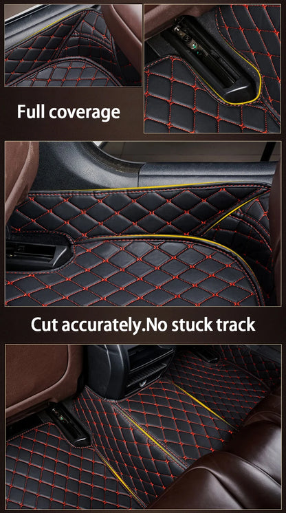 Custom Car Floor Mats for BMW all models 5 Series E34 E39 E60 E61 F10 F11 F07 | 6 Series GT F12 F13 F06 640 made by KINDO Covers