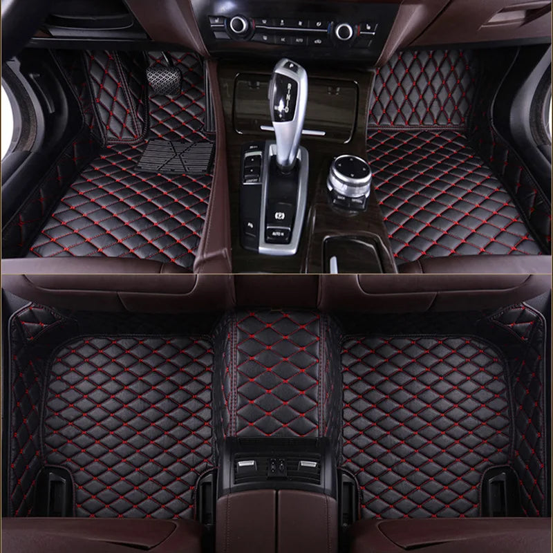 Custom Car Floor Mats for BMW all models 5 Series E34 E39 E60 E61 F10 F11 F07 | 6 Series GT F12 F13 F06 640 made by KINDO Covers