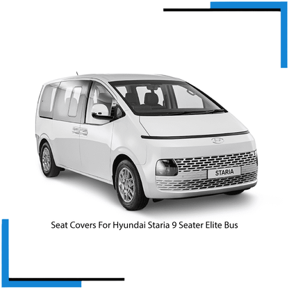 Hyundai Staria Elite Bus Seat Covers made by KINDO Covers