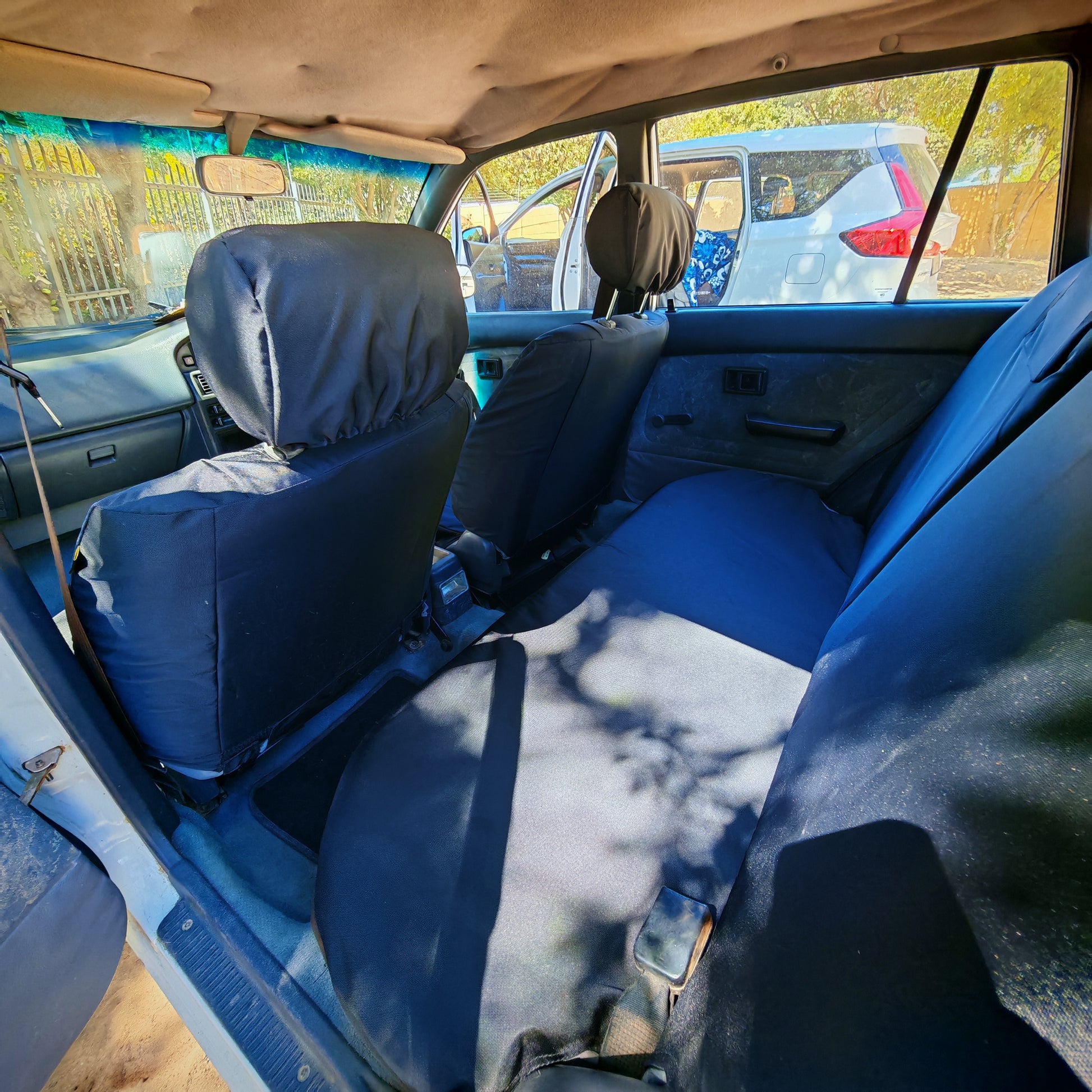 Custom Fit Toyota Conquest Tazz Seat Covers made by KINDO.