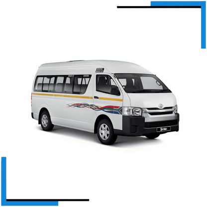 Rubber Flooring Mats For Toyota Hiace Sesfikile 16 Seater 2.5 D4D made by KINDO Covers