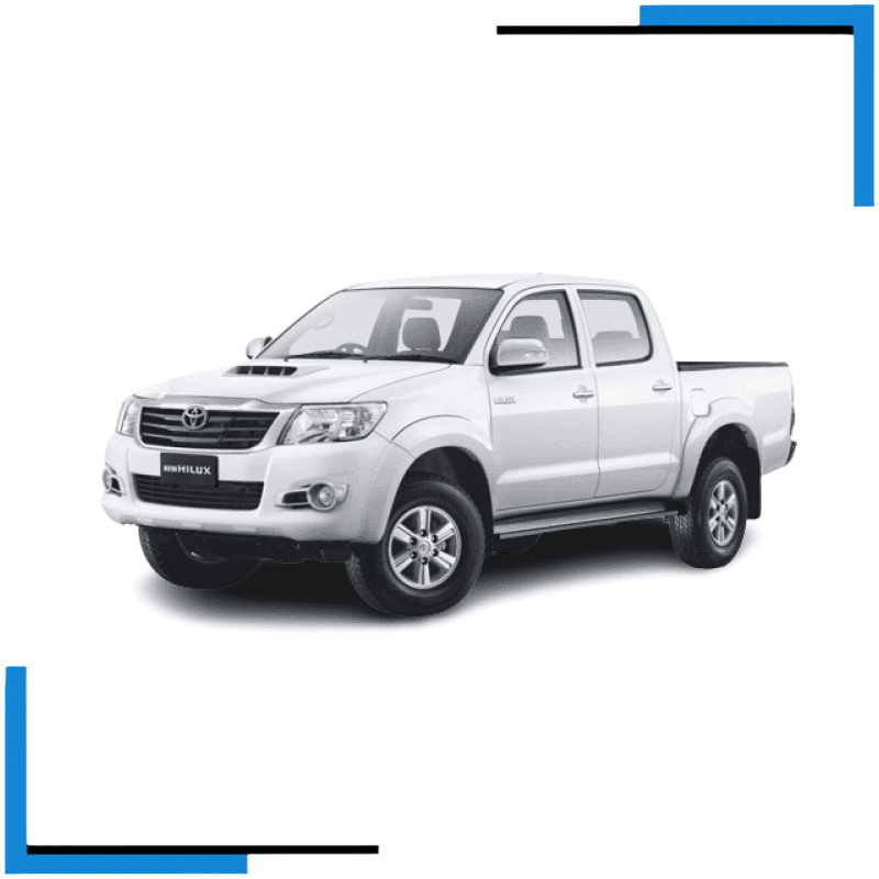 Toyota Hilux Double Cab Seat Covers made by KINDO Covers