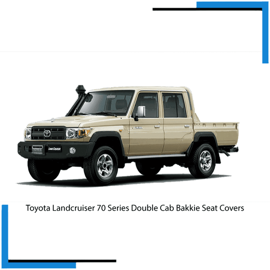 Toyota Land Cruiser 70 Series Double Cab Seat Covers made by KINDO Covers