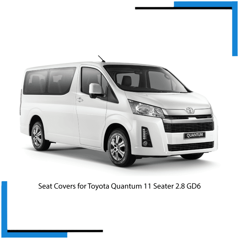 Toyota Quantum 11 Seater 2.8 GD6 Seat Covers made by KINDO Covers