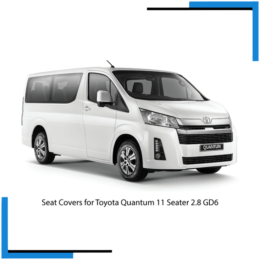 Toyota Quantum 11 Seater 2.8 GD6 Seat Covers made by KINDO Covers
