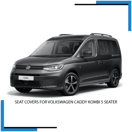 Volkswagen Caddy Kombi 5 Seater Seat Covers made by KINDO Covers